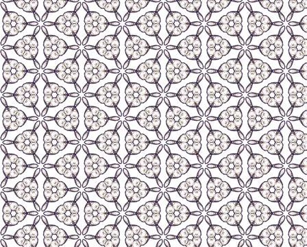 Pattern illustration designed as various abstract shapes. Stock Illustration