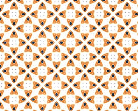 Pattern illustration designed as various abstract shapes. Stock Illustration