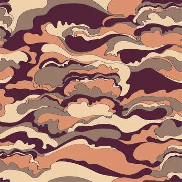 Pattern with the image of the cream texture of ..burgundy, gray and pink shad Stock Illustration