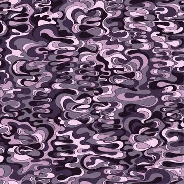 Pattern with the image of the cream texture of dark, medium and light purple Stock Illustration