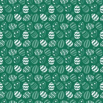 Pattern image for happy easter holiday with elements of eggs Illustrazione stock