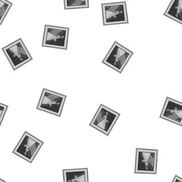 Pattern image photo frame cartoon vector Stock Illustration