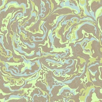 Pattern with the image texture of smoke gentle blue, beige and green shades Stock Illustration