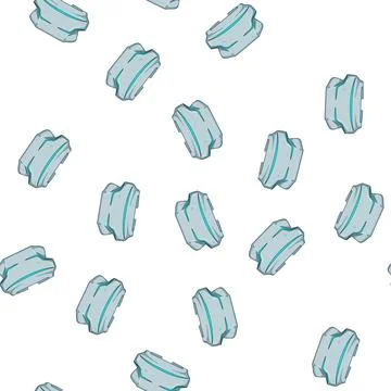 Pattern immobilization cervical neck collar cartoon vector 库存插图