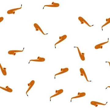 Pattern improvisation saxophone cartoon vector Stock Illustration