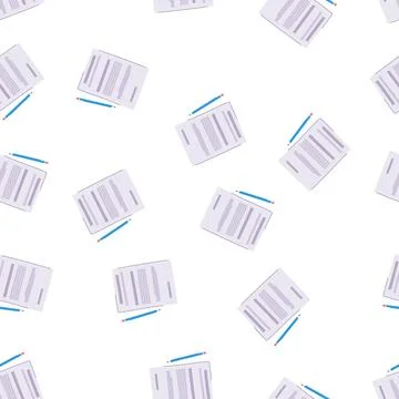 Pattern income financial statement cartoon vector Stock Illustration