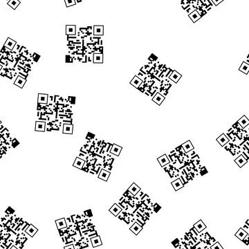 Pattern indicators qr code label cartoon vector Stock-Illustration