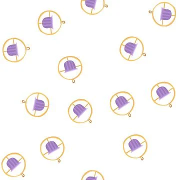 Pattern indoor hanging planter cartoon vector Stock Illustration