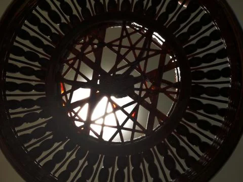 Pattern indoors geometric Shape no people design Circle close-up Sunlight day Stock Photos