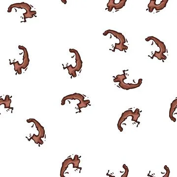 Pattern indulgence chocolate splash cartoon vector 스톡 일러스트