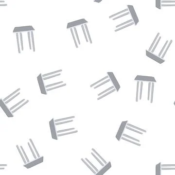 Pattern industrial metal table cartoon vector Stock Illustration