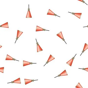 Pattern industrial pendant lights cartoon vector Stock Illustration