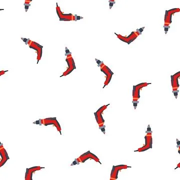 Pattern industry drill cartoon vector 스톡 일러스트