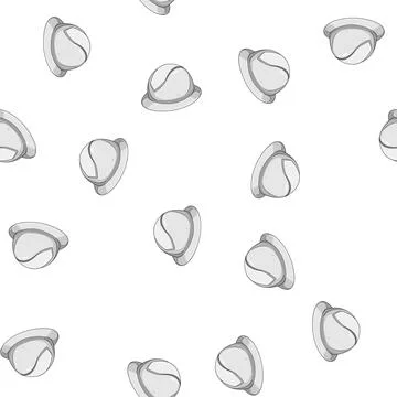 Pattern industry hard hat cartoon vector Stock Illustration