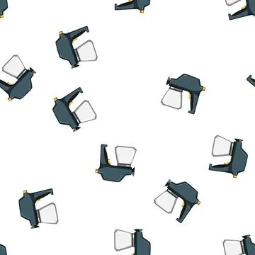 Pattern industry paint sprayer cartoon vector Stock Illustration