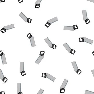 Pattern industry saw hand cartoon vector Stock Illustration