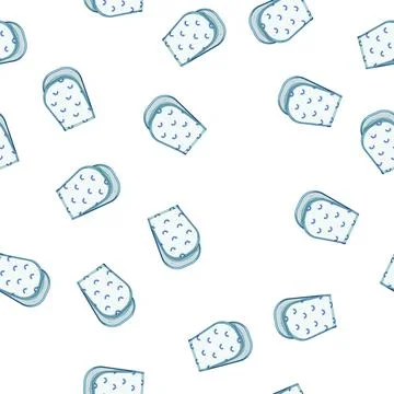 Pattern infant burp cloths cartoon vector Stock Illustration
