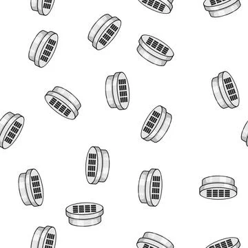 Pattern infrastructure drain cover cartoon vector Stock Illustration