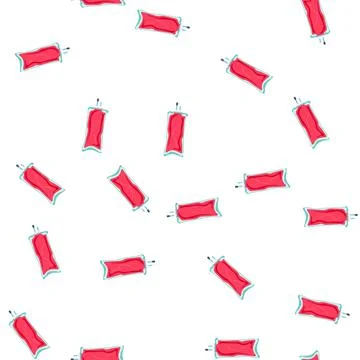 Pattern infusion iv fluid bag cartoon vector Stock Illustration