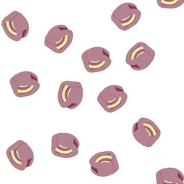 Pattern injury cervical neck collar cartoon vector Stock Illustration