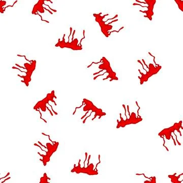 Pattern ink blood splatter cartoon vector Stock Illustration