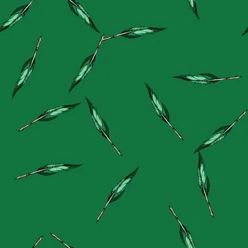Pattern ink quill pen sketch hand drawn Illustrazione stock