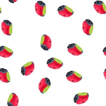 Pattern innovation pool cleaning robot cartoon vector イラスト素材