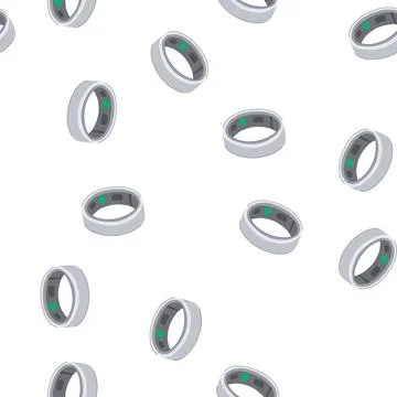 Pattern innovation smart ring cartoon vector Ilustración de archivo