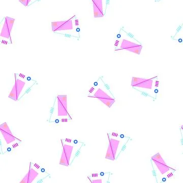 Pattern innovation tech banner cartoon vector 库存插图