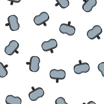 Pattern innovation vr glasses cartoon vector イラスト素材
