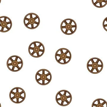 Pattern innovation wheel ancient cartoon vector Ilustración de archivo