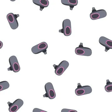 Pattern innovative car charger wireless cartoon vector Illustrazione stock