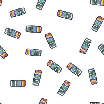 Pattern instant voting clicker cartoon vector Stock Illustration