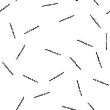 Pattern instrument flute cartoon vector Stock Illustration