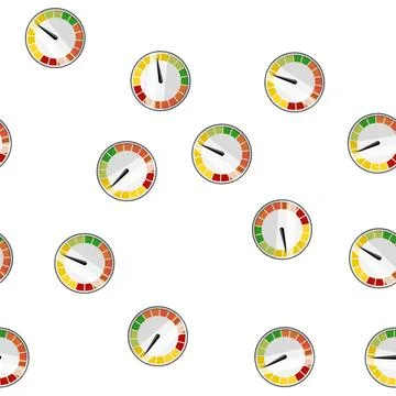 Pattern instrument speedometer cartoon vector 스톡 일러스트