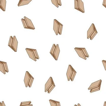 Pattern insulation pizza box cartoon vector 스톡 일러스트