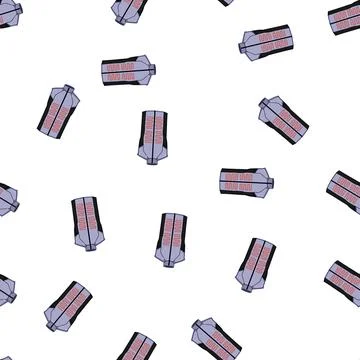 Pattern insulation vest heated cartoon vector 库存插图