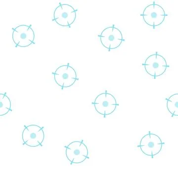Pattern interface futuristic aim cartoon vector 스톡 일러스트