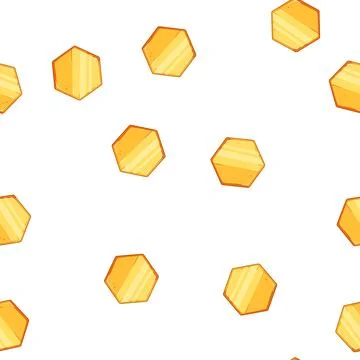 Pattern interface gold game button cartoon vector Stock Illustration