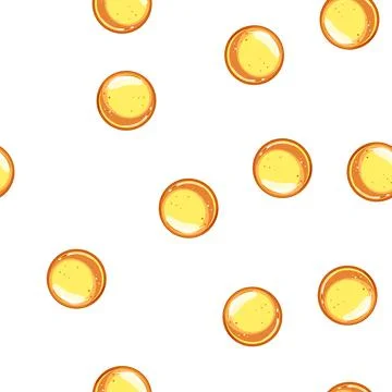 Pattern interface round game button cartoon vector 스톡 일러스트