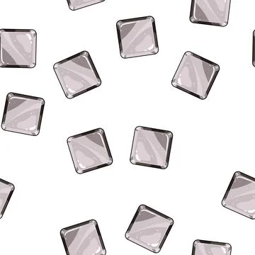 Pattern interface square game button cartoon vector Ilustración de archivo