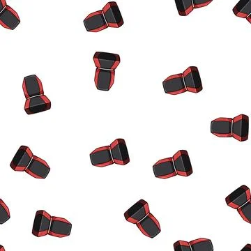 Pattern interior boat seats cartoon vector Stock Illustration