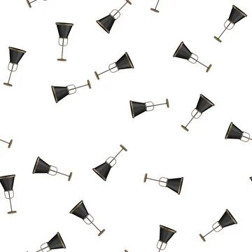 Pattern interior chandelier cartoon vector Illustrazione stock