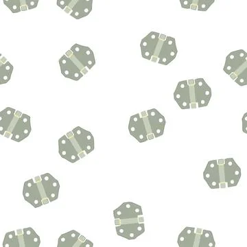 Pattern interior door hinge cartoon vector Stock Illustration