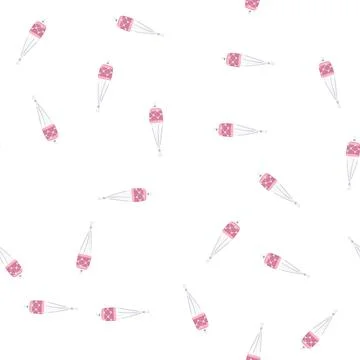 Pattern interior hanging planter cartoon vector 스톡 일러스트
