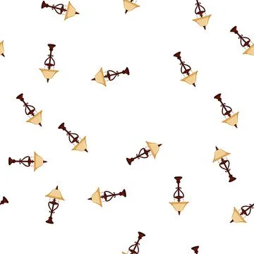 Pattern interior vintage table lamp cartoon vector イラスト素材