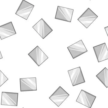 Pattern interior wall mirror cartoon vector Stockillustratie