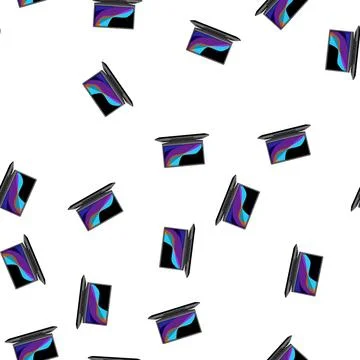 Pattern internet laptop gaming cartoon vector Stock Illustration