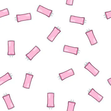 Pattern intravenous iv drip bag cartoon vector イラスト素材