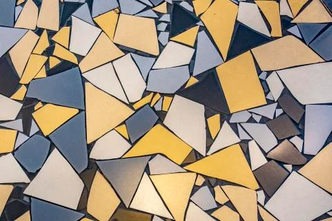 Pattern of irregular tiles at the floor Foto stock
